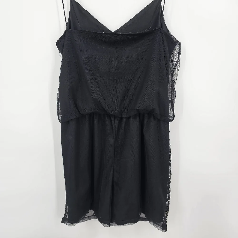 Dex Black Beaded Romper | Size L | Glam Party Festival Look - Picture 6 of 7